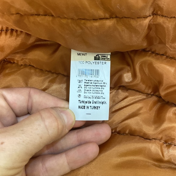 Asos faux leather puffer coat zara style - Picture 6 of 6